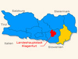 Bezirk Völkermarkt an der slowenischen Grenze
